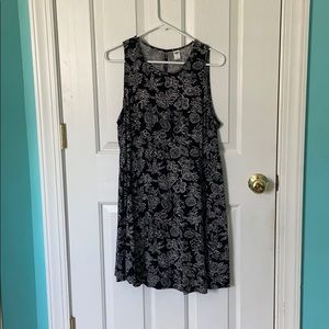 Black floral sundress